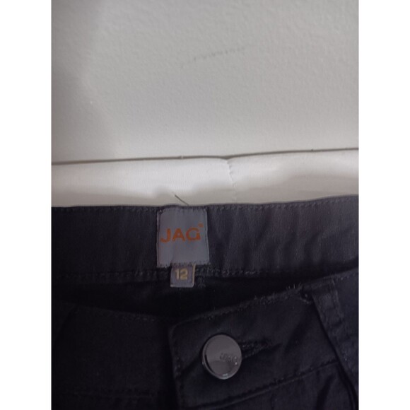 Jag Black Mid Rise Boot Leg Pants Sz 12 - Picture 2 of 7